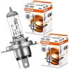 OSRAM 2x OSRAM H4 12V 60/55W Lampadina alogena originale per auto 64193 P43t