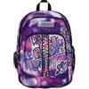 Seven Zaino Scuola Advanced, Viola, Bubble Street, Zaino Doppio Scomparto Con...