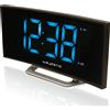Majestic SVE 234 - Sveglia con ampio display LED 1.85" "curve" con luminosità...