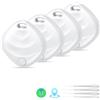 Hoxe Apple MFi Certified Tracker Tags 4 Pezzi, Localizzatore GPS Tracker Comp...