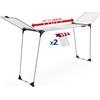 Vileda Infinity Flex Plus, stendibiancheria di grandi dimensioni, griglia tel...