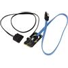 KALEA-INFORMATIQUE KALEAINFORMATIQUE Adattatore da SATA a mSATA con alimentatore per hard disk, ...