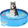 Does not apply Piscina per Cani, Piscina Bambini, in PVC, Pieghevole, in Plastica Dura, per Ani
