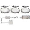 B.K.Licht Set di 3 luci da incasso LED, Kit completo luci sottopensili o per ...