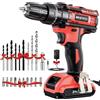 MHPRO Trapano Avvitatore Batteria 21V, Avvitatore a Batteria con Batterie 2.0...