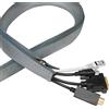 LogiLink KAB0074 Guaina portacavi con cerniera, per proteggere i cavi e per ...