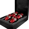 Trupoint memorials Serenity Red Set di 4 mini urna per ceneri umane, con custodia foderata in raso