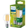 Philips LED Lampadina Goccia a Filamento Classe A Ultra Efficiente a Risparmi...