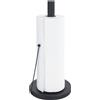 Wenko Portarotolo di carta Clayton, portarotolo nero Black Outdoor Kitchen pe...