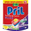 Pril Tutto in 1 Extra Tabs Limone & Lime Detersivo, Pastiglie per lavastovigl...