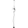 Flos Parentesi Lampada con Dimmer, E27, 150 watts, Nero