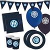 Lage Set Decorazioni Kit per Festa di Compleanno Inter Calcio addobbi da tavo...