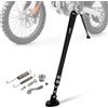 IUVWISN Cavalletto laterale per moto da cross regolabile CNC con molle per 15...