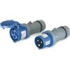 Mennekes Set di connettori e frizione, 230 V/16 A, 3 p, blu, IP44