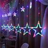 SC0 CATENA LUMINOSA STELLA LUCE RGB COLORI STELLE LUCI LED NATALE FESTE ADDOBBI