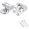 CLICLED KIT CERNIERE METALLO 4CM MANIGLIE 57 E 54 MM COPRIWATER BAGNO WC GANCI 02058