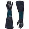 GREATRICH Guanti per Sabbiatrice, Guanti in Gomma Rinforzati da 60cm con Palm...