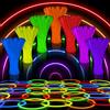 Vicloon Braccialetti Luminosi, 100 Pezzi Fluorescenti Glow Stick, Bagliore Co...