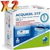 Acqua Brevetti 2 Confezioni Da 4 Ricariche in polifosfato Acquasil 2/15 250 G 100 Pezzi (8