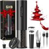 GHB Cavatappi Elettrico per Vino USB Ricaricabile, Apribottiglie Elettrico Pr...