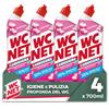 Wc Net Candeggina Gel Profumata, Detergente per Sanitari e Superfici, Azione...
