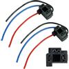 L & P Car Design 2 x Attacco per lampada H4 P43t *angolato* a 90 gradi con ca...