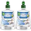 Airwick Air Wick Active Fresh Deodorante per Ambienti, Ricarica per Diffusore Spray Automatico senza Gas alla fragranza Lino e Orchidea Bianca, 228 ml (Confezione da 2)