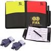 OIXEYA 2 Pezzi Fischietto Arbitro, Con Cartellini Arbitro Calcio Kit, Fischietto All...