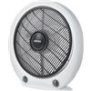 Jocca - Ventilatore portatile da terra o da tavolo| 5 pale| 3 velocità| Spegnimento automatico| Timer| Ventilatore a cassetta| Antiribaltamento| Diametro 30 cm| Casa o ufficio| Bianco