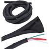 Braided Split-Sleeve Wire Manicotto per cavi espandibile avvolgifilo ad alta temperatura all'ab