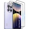 Wookfiss Vetro Temperato per Xiaomi Redmi Note 14 Pro 4G, 2 Pezzi 3D Pellicol...