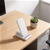 Caricabattria Wirlss 15W pr iPhon con Supporto 2 in 1 per Luce Notturna Touch