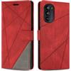 SONWO Cover per Moto G52 / G82 / G71S Custodia, Flip Caso in PU Pelle Case Co...