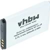 vhbw Batteria per JCB Toughphone Tradesman Two TP127 Tradesman 2 650mAh