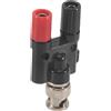 No Spina BNC Spina A Banana da 4 Mm Connettore Splitter Spina BNC A Ad8384