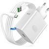 AIAUXAI Caricatore per Realme 45W, Ricarica Rapida per SuperVooc Caricabatterie USB c...