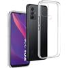 REY Cover in Gel TPU Trasparente per TCL 306 TCL 305 TCL 30E TCL 30 SE, Ul...