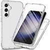 RonRun Cover Samsung Galaxy A05s Transparent Case con Protezione per Schermo ...