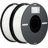 Creality Ufficiale Creality PLA Filamento 1,75 mm per Stampante 3D, Bobina di Cartone ...