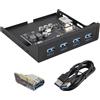 No PCI-e un USB 3.0 Scheda di Espansione USB Pannello Frontale PC Adattatore U9187