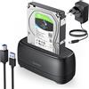ORICO Hard Disk Docking Station USB3.0 per HDD/SSD SATA da 2,5 e 3,5 pollici,...
