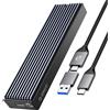 ORICO Case SSD M.2 NVMe Adattatore USB C USB 3.1 Gen2 10Gbps SSD Esterno per ...