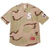 Supreme Shop S Logo Baseball Henley Desert Camo - Parigi