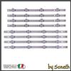SONETH KIT 8 BARRE LED TV PER LG 42" 42LB582U 42LB582V 42LB5850 42LB585B 42LB585U