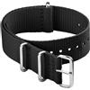 Archer Watch Straps Cinturini NATO in Nylon Classici 20mm Nero