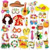 MOPZIJA 30pcs Foto Props Hawaii, Photo Booth Hawaii Accessori, photo booth,Pu...