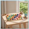 Puzzle Dell'alfabeto Educativo Puzzle in Legno Colori Vivaci per Bambini