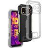 REY Pack 3X Cover in Gel TPU Trasparente per ULEFONE Armor 2727T 27 PRO 27T...