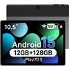 ALLDOCUBE iPlay70 S 10,5 pollici Android 15 Tablet 12GB RAM 128GB ROM (1TB TF) display IPS