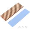 ZDE Dissipatore M.2 per 2280 M.2 SSD 70x21x2mm con Cuscinetto Termico in Sili...